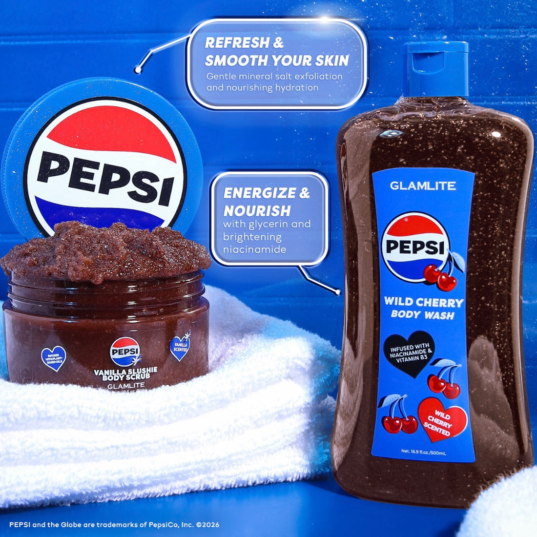 PREVENTA Bundle Cuidado Para Cuerpo Pepsi Glamlite