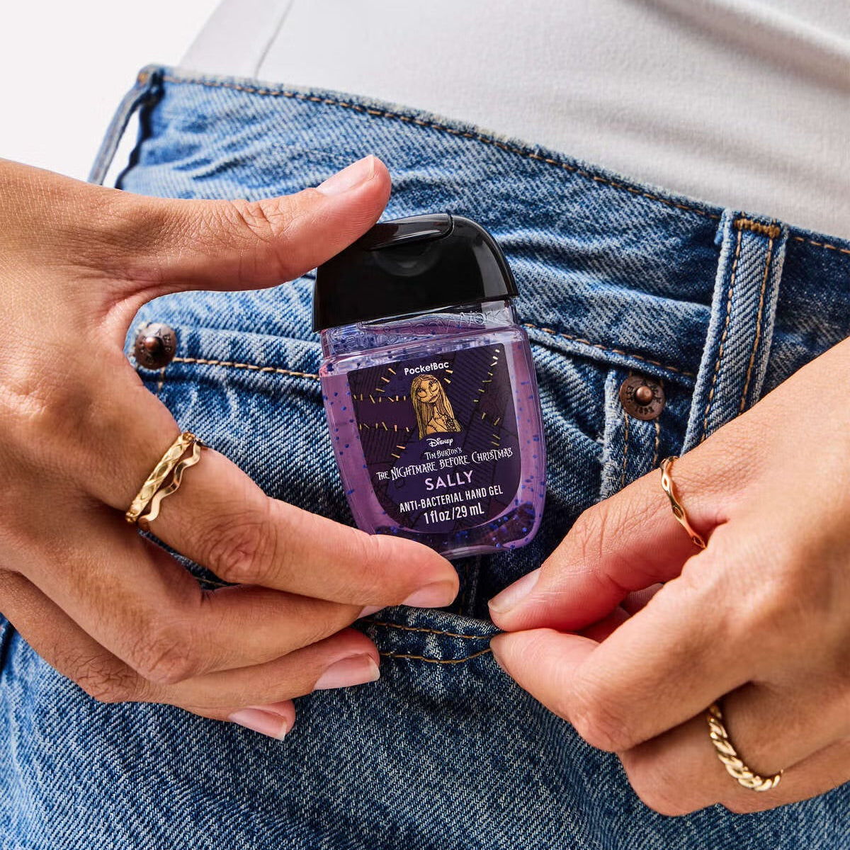 Gel Sanitizante El Extraño Mundo De Jack B&BW