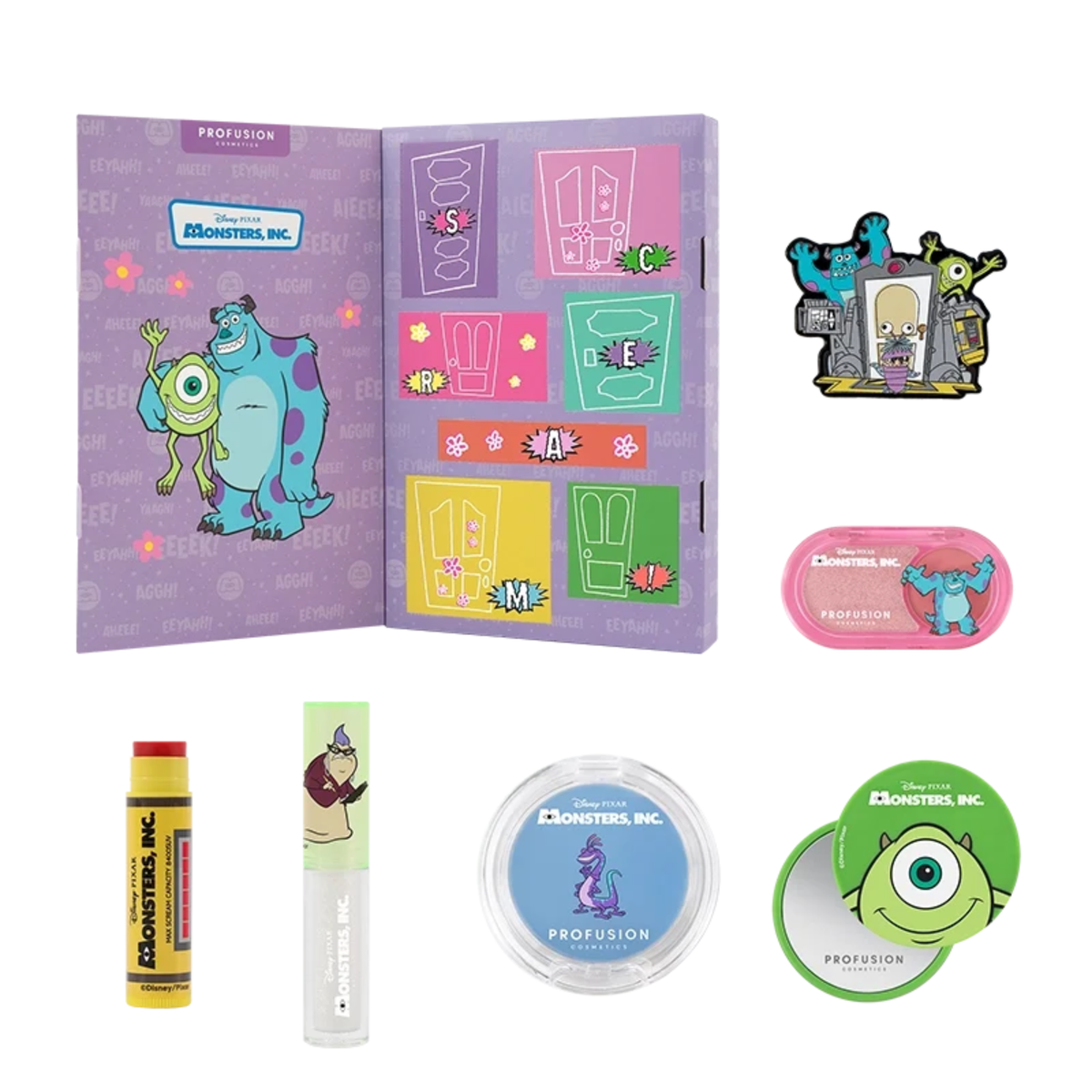 PREVENTA Calendario 7 Días Monsters Inc Profusion Cosmetics