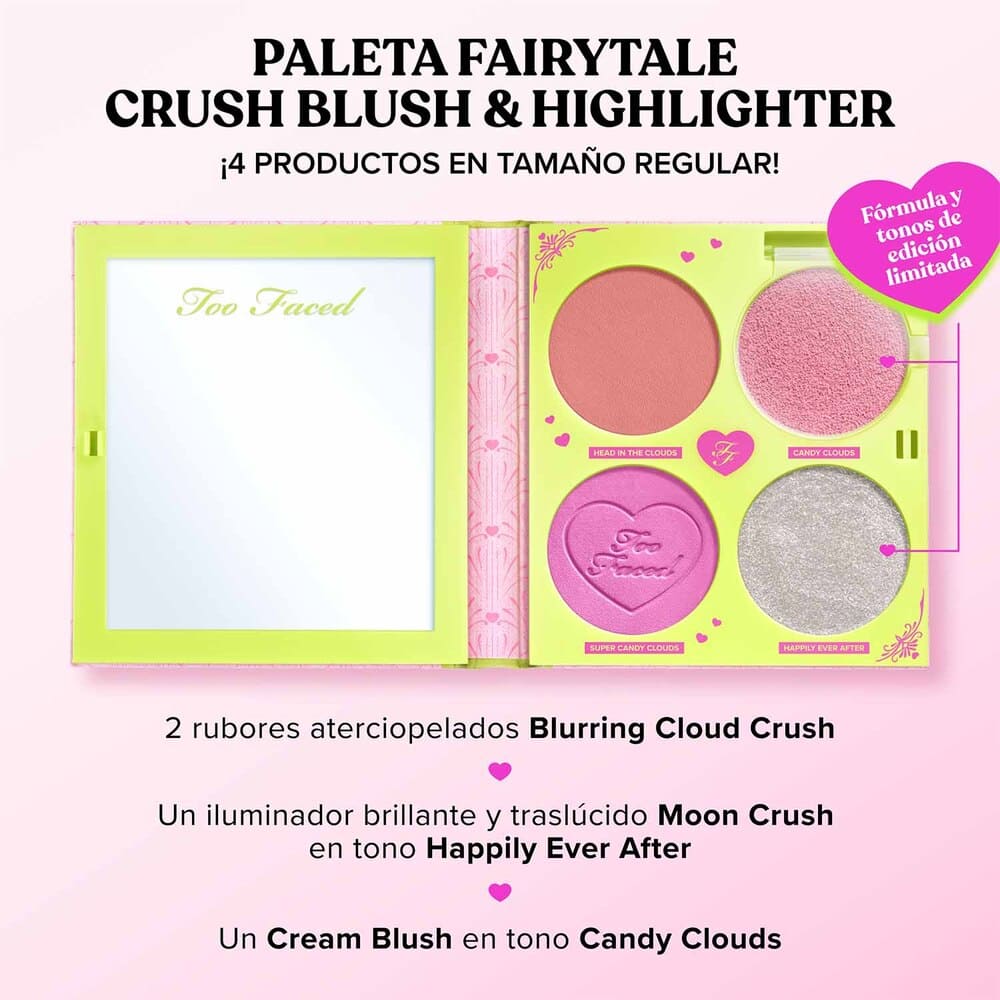 Paleta De Rostro Fairytale Crush Too Faced