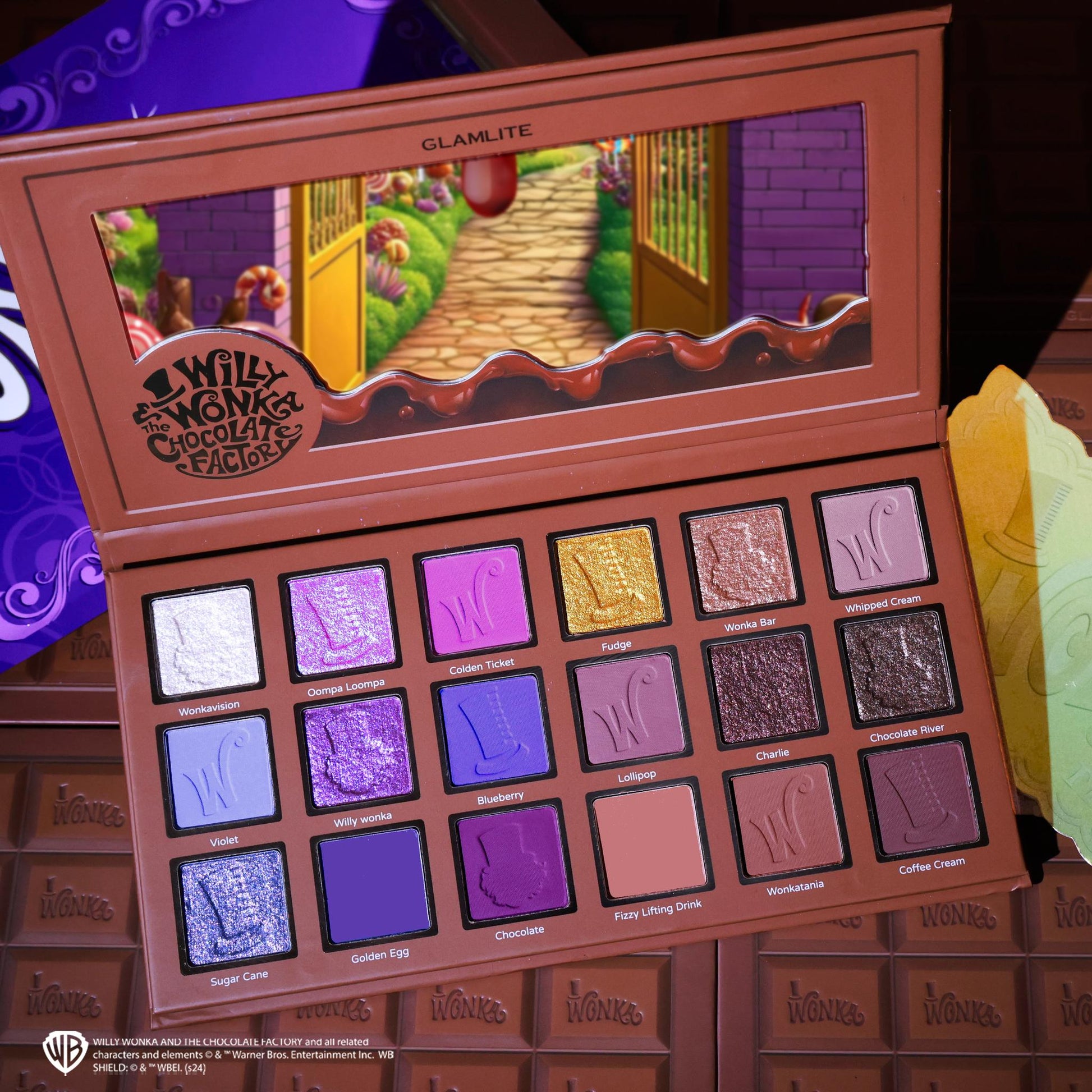 Paleta Wonka Glamlite