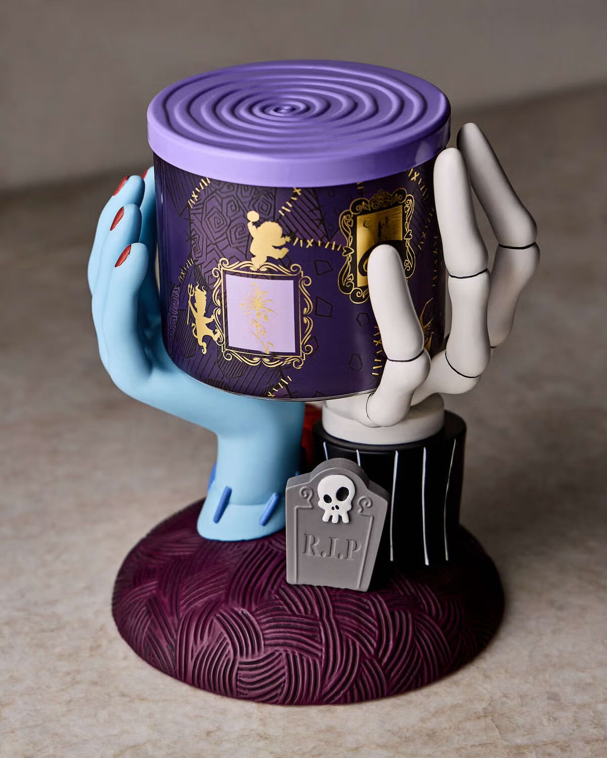 Pedestal Jack & Sally El Extraño Mundo de Jack B&BW