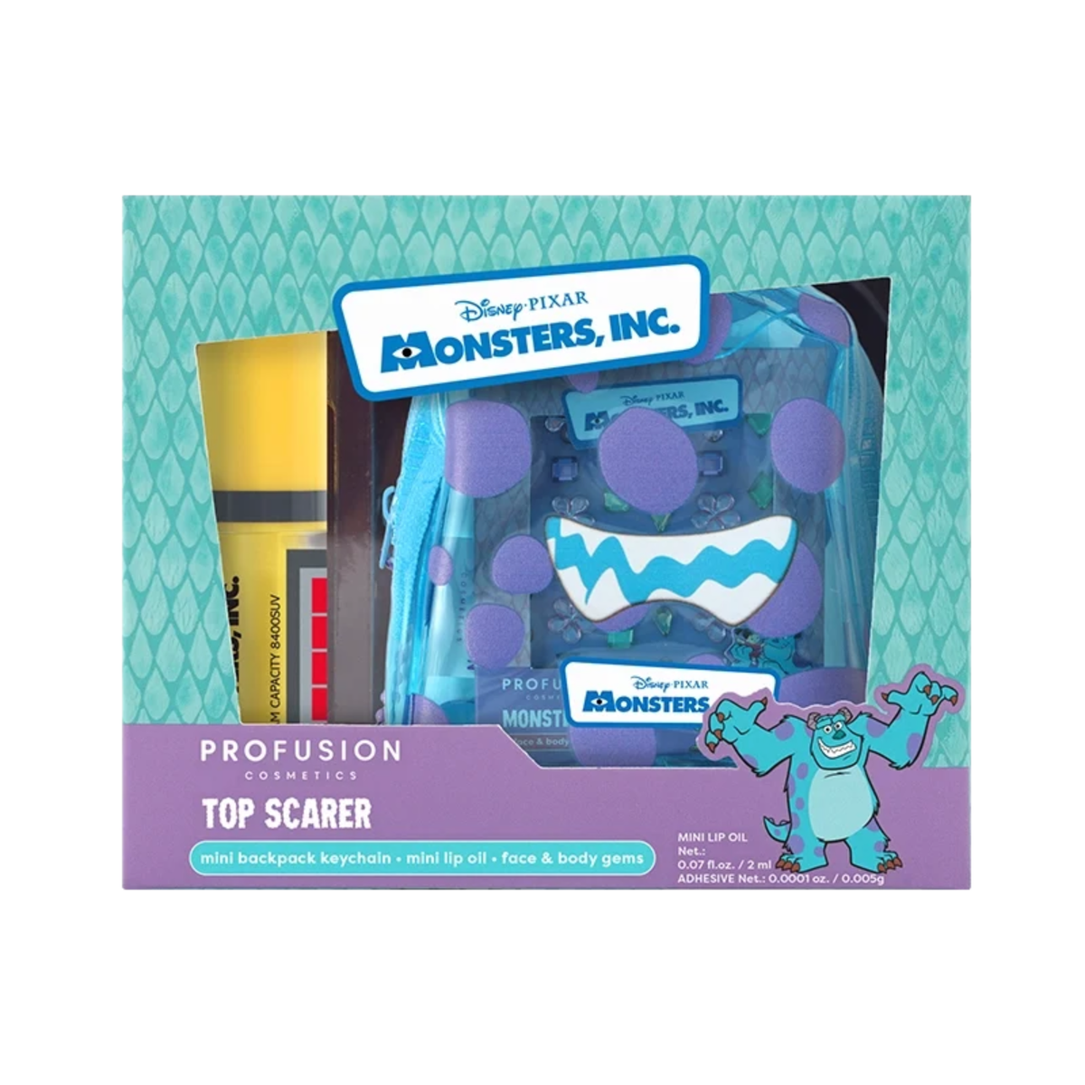 PREVENTA Mini Mochila Monsters Inc Profusion Cosmetics