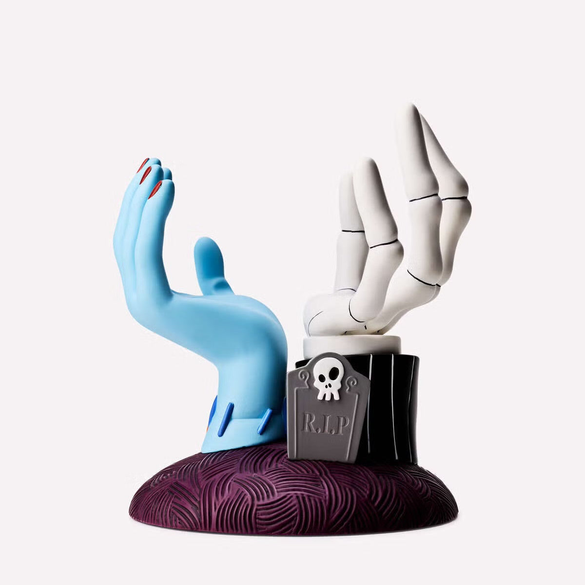 Pedestal Jack & Sally El Extraño Mundo de Jack B&BW