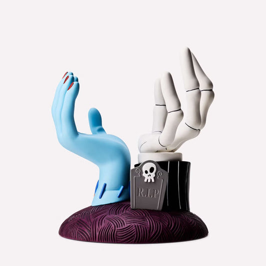 Pedestal Jack & Sally El Extraño Mundo de Jack B&BW