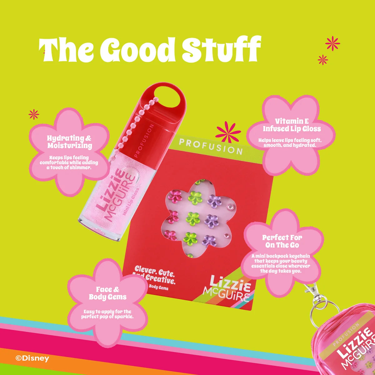 Set Mini Mochila Lizzie McGuire Profusion Cosmetics