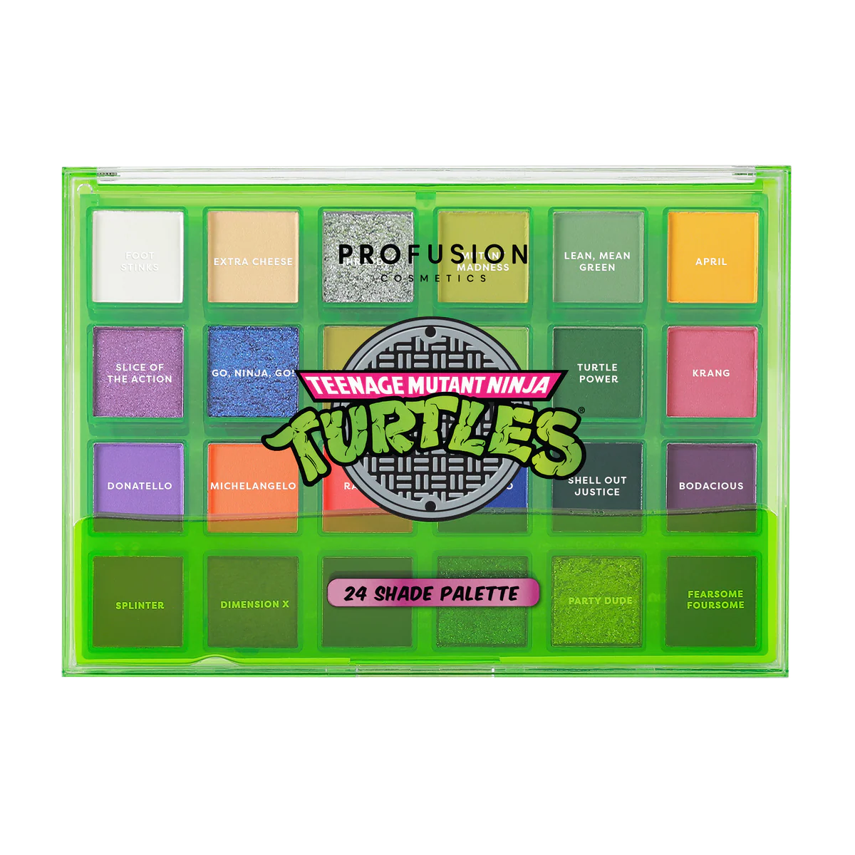 Paleta Tortugas Ninja Profusion Cosmetics