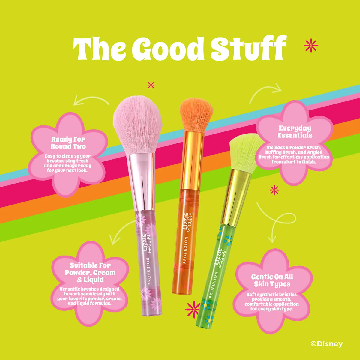 Brochas Lizzie McGuire Profusion Cosmetics